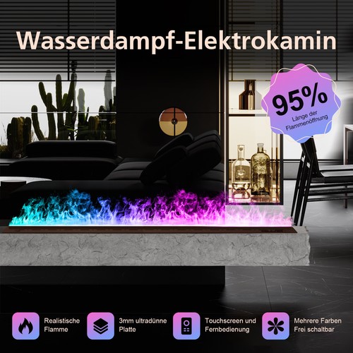 50cm elektrischer kamin 3d - 50cm,