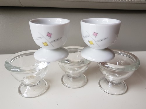 Vintage eierbecher aus glas - vintage,