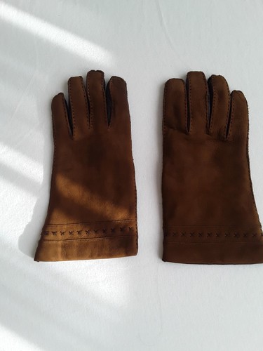 Damen wildleder handschuhe - wildleder, gr