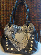 Limitierte Poodlebag Leder-Tasche "New York I Love you"