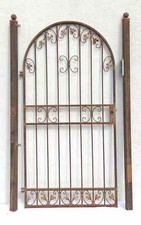 Rundbogen Gartentür Tor