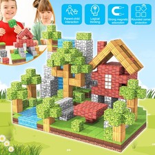 Magnetische Bausteine Magnetische Bauklötze Montessori Spielzeug Magnetbausteine