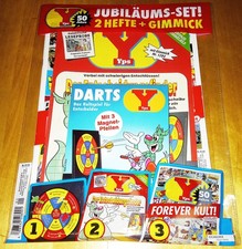 YPS Jubiläums-Set, 2 Hefte mit Gimmick 1284 OVP! 50 Jahre YPS