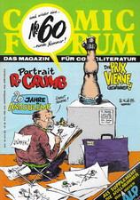 Comic Forum Nr.60 1993 Portrait Robert Crumb / 20 Jahre Angouleme / Peyo Nachruf