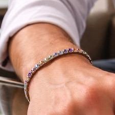 Unisex Buntes Edelstahl Tennis