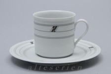 Kaffeetasse mit Untere Tirschenreuth Venezia grau / goldenes Ornament