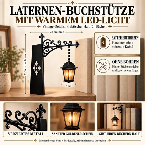 Vintage buchstütze led - vintage,