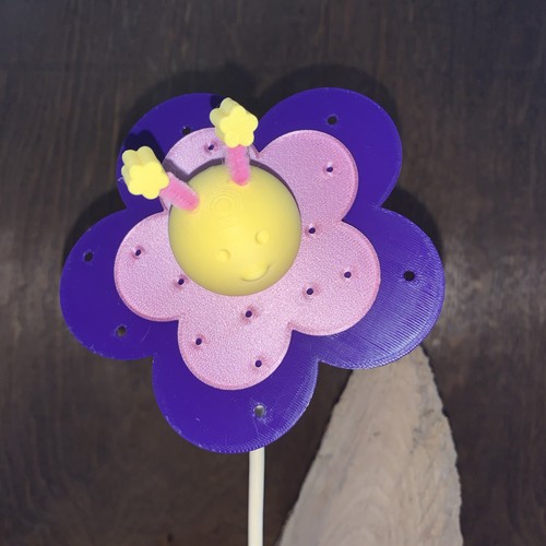 Wumsel biene mit windrad - -wumsel-,