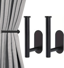 2 Stück Gardinenhalter Ohne