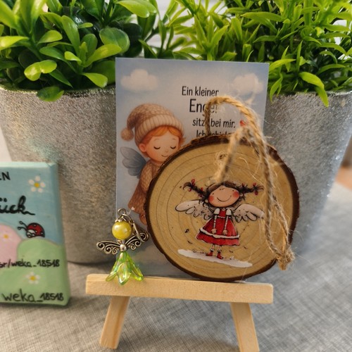 Handgefertigte holzscheibe - handgefertigte,
