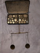 Alte Gold- oder Münzwaage mit