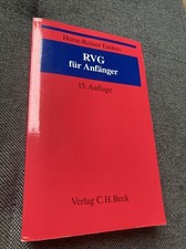 RVG für Anfänger 15. Auflage