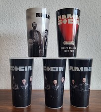 Rammstein, Tour Fanbecher, 5 Stück, siehe Fotos, 0,5 ltr