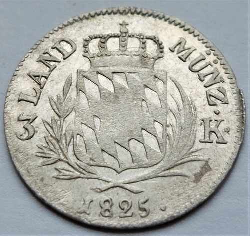 Bayern kreuzer 1825 - 3, 1,13