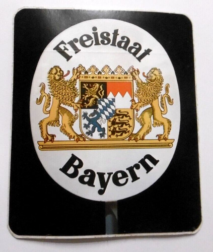 Souvenir aufkleber freistaat - souvenir-aufkleber,