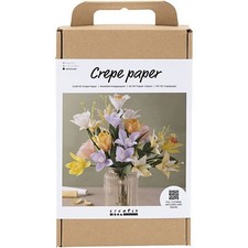 Kreativ Set Krepppapier Blumen