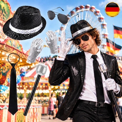 Michael jackson kostüm set - kostüm,