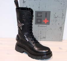 Gio leder schnür stiefel - leder, schnür-stiefel