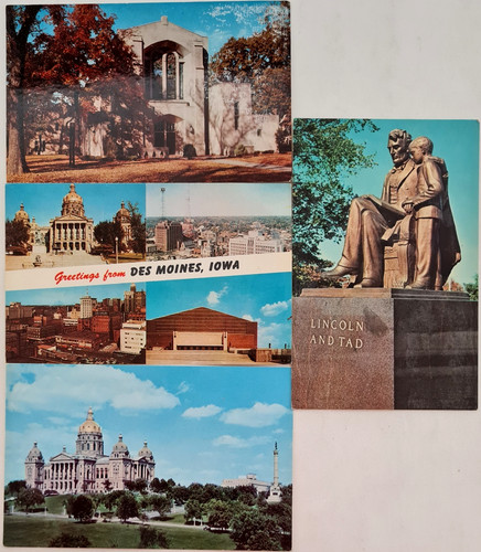 Postkarten lot iowa des - postkarten, 4