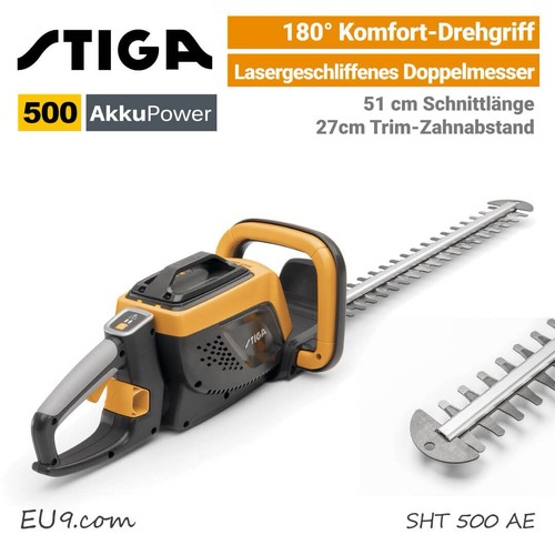 Stiga akku heckenschere sht - stiga,