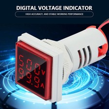 Digital LED Anzeige Amperemeter Voltmeter Spannungsanzeige 60-500V/0-100A