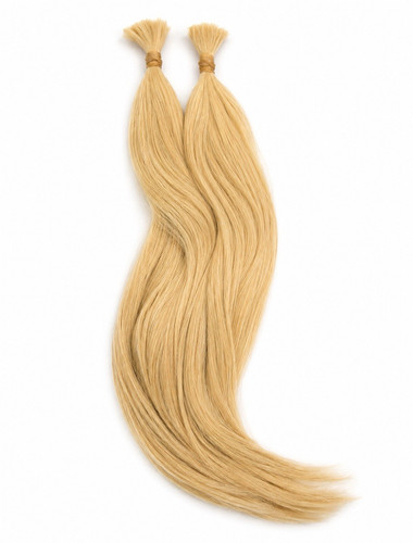 100g remy echthaar zopf 52cm - 100g,