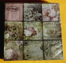 20 Servietten Vintage Collage
