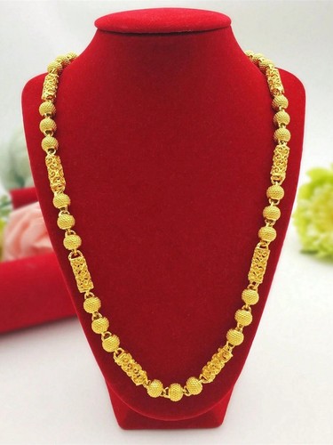 24k dubai gold plated beaded - gold,