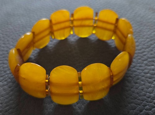 Bernstein armband butterscotch - bernstein,