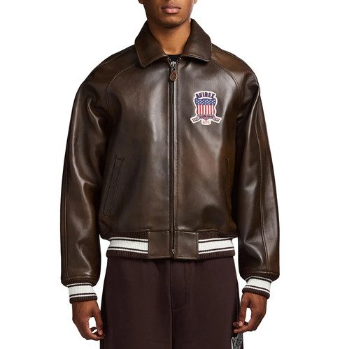 Avirex vintage lederjacke - vintage,