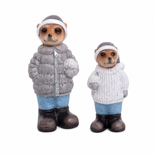 Erdmännchen winter 2er set - winter, 2er-set