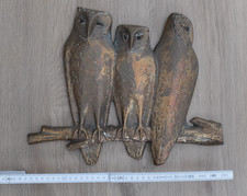Bronze Skulptur Eule /