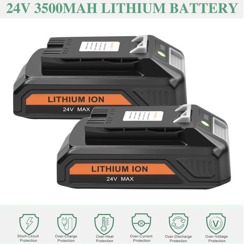 3500mah 24v lithium akku - 2x,
