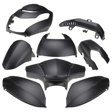 Verkleidungsset schwarz matt