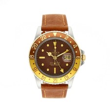 ROLEX GMT MASTER TIGER EYE REF: 1675 GOLD STAHL 1978 VINTAGE
