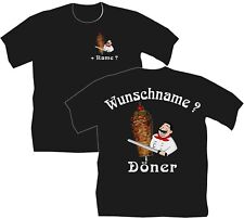 Döner Kebab T Shirt Wunschname Personalisiert Motiv Geschenk Logo 44