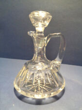 Essigspender, Menage, Kristallglas-Karaffe mit Verschluss