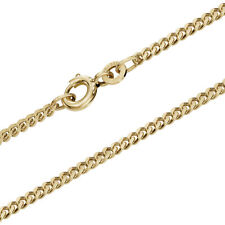 2,1 mm 333- 8 Karat Gold Halskette Panzerkette massiv Gold hochwertige Goldkette