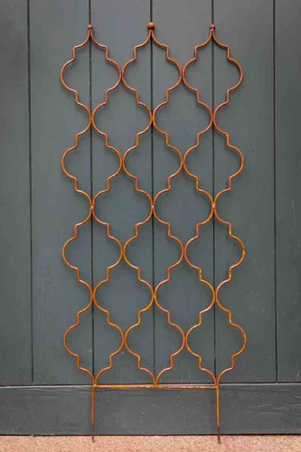 Rankgitter metall rost - rankgitter,