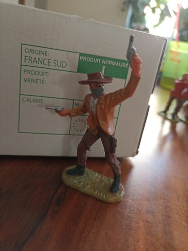 Elastolin cowboy bandit mit - cowboy,