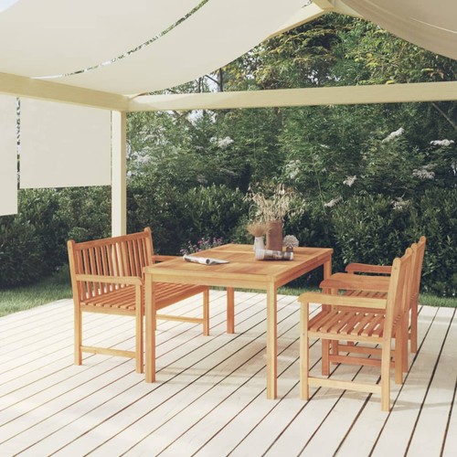 Teak massiv gartenmöbel set - teak,