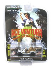 Greenlight 1976 Jeep CJ-5 " ACE Ventura When Nature Calls Hollywood 1:64