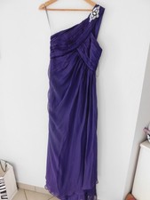 Zuhair Murad Designer Abendkleid dunkelviolett Gr. L