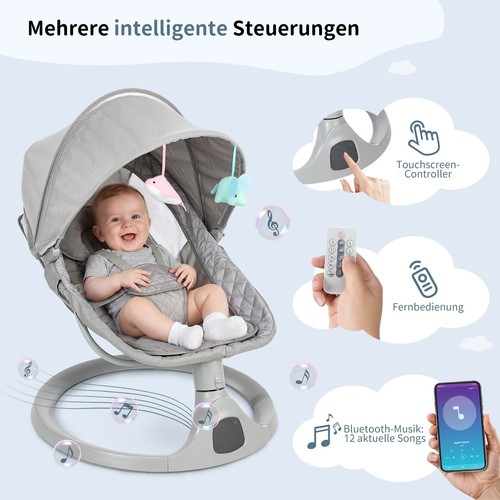 Neu babywippe elektrisch mit - elektrisch, 5