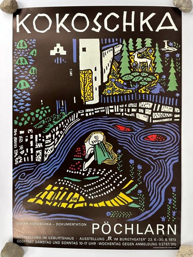 Vintage poster oskar kokoschka - poster,