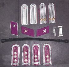 Diverse Schulterstücke, Kragenspiegel  der Feuerwehr der DDR