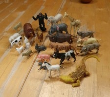 23 Tierfiguren Gummi (1×