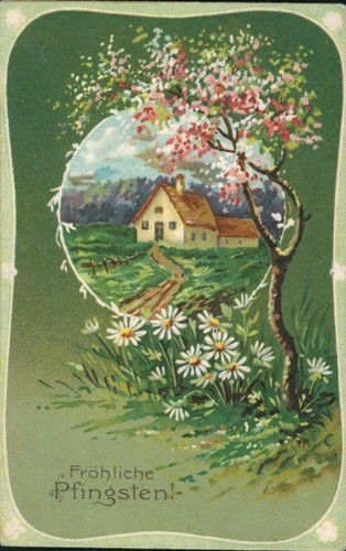 Präge glückwunsch - präge, ak