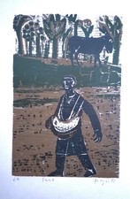 Andreas Felger - 3  Farbholzschnitte / auch einzeln abzugeben / limit. Auflage