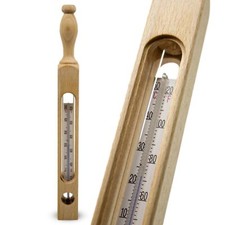 Nostalgie thermometer holz - thermometer,